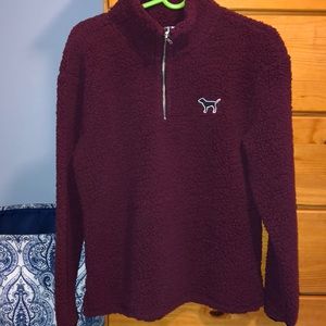 Victoria secret Sherpa half zip